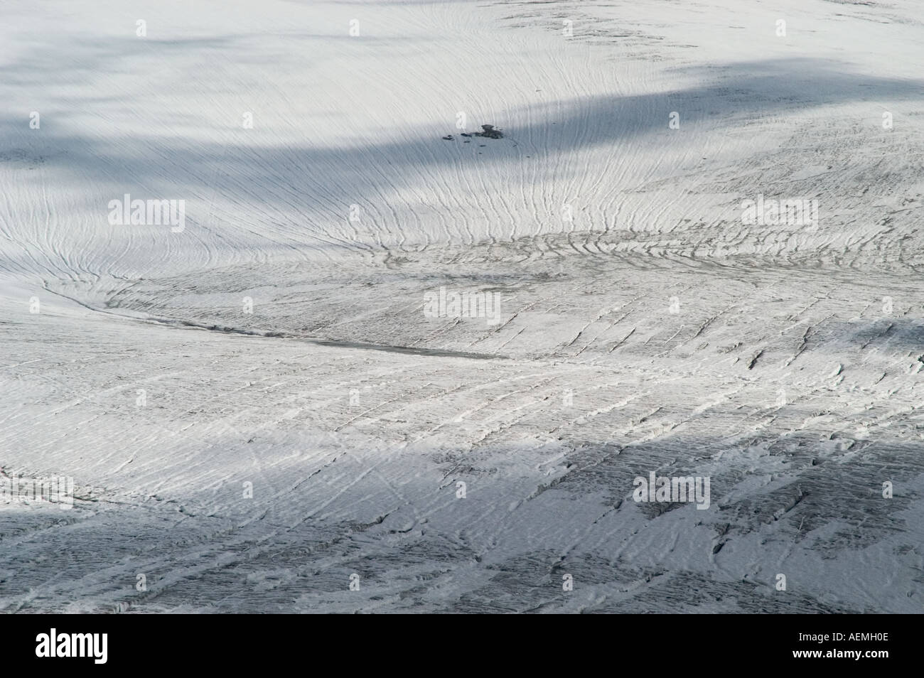 La texture de la surface des glaciers glaciers Banque D'Images