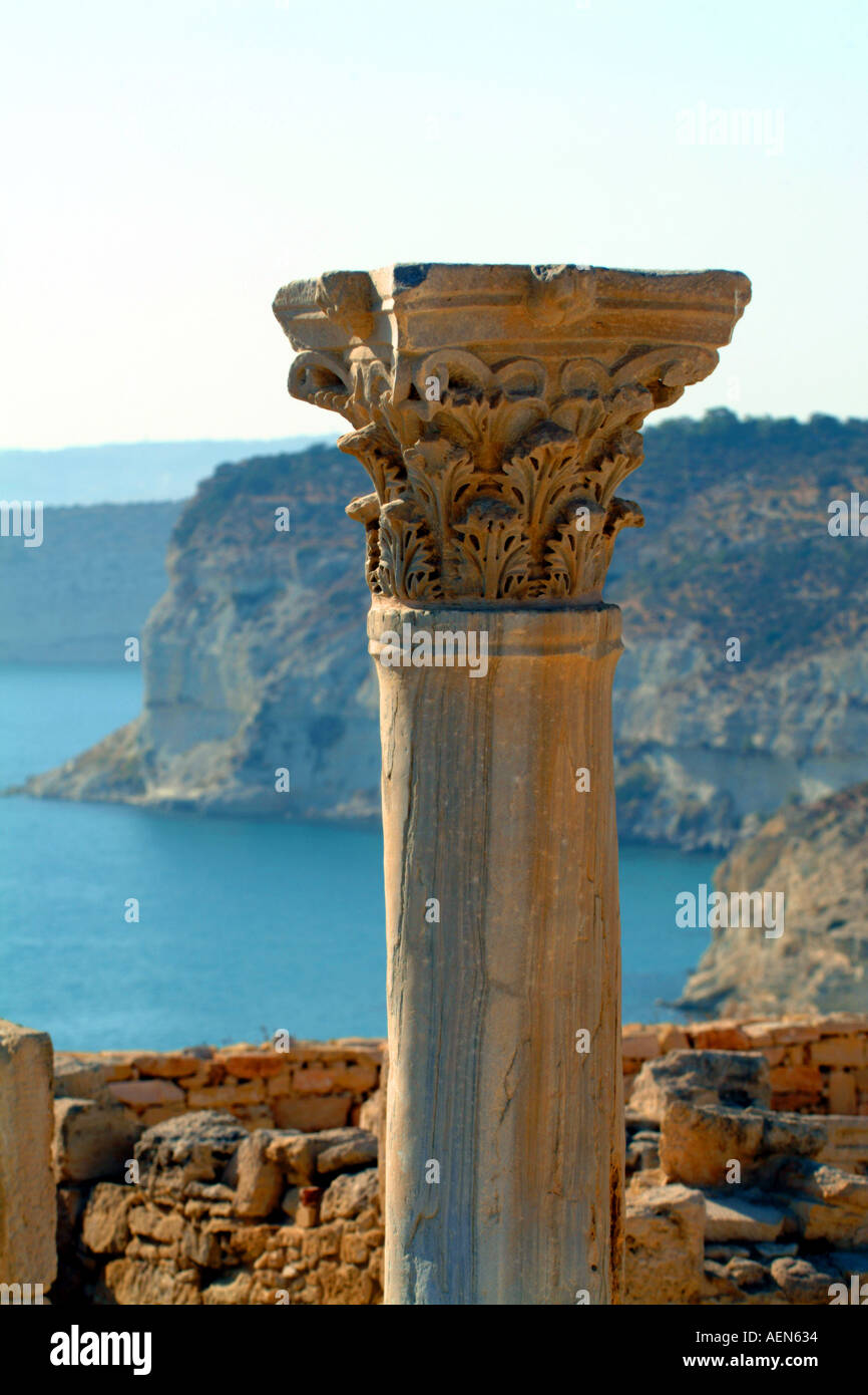 Le curium kourion Chypre Banque D'Images
