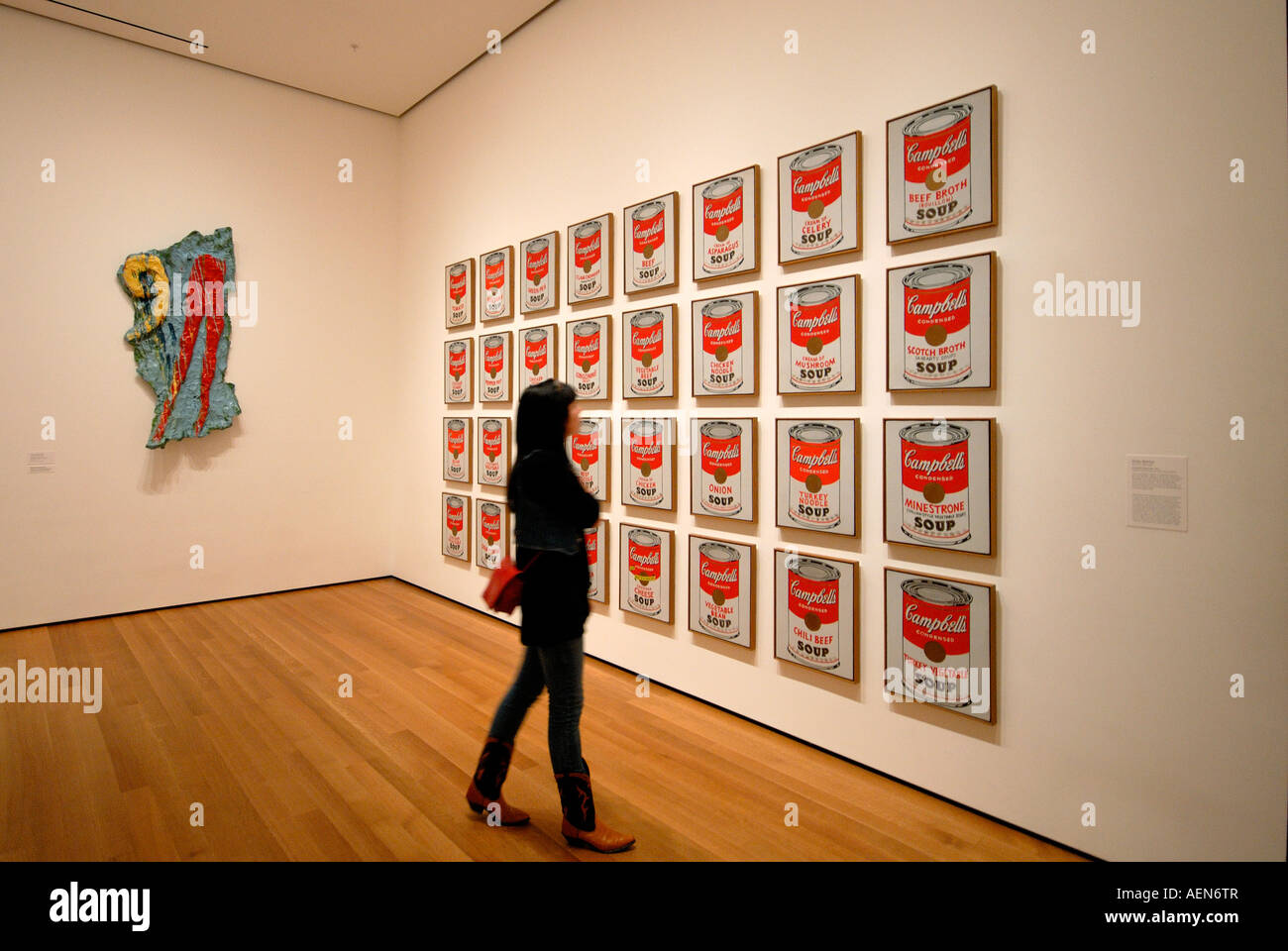 Andy Warhol Museum of Modern Art, New York. Banque D'Images