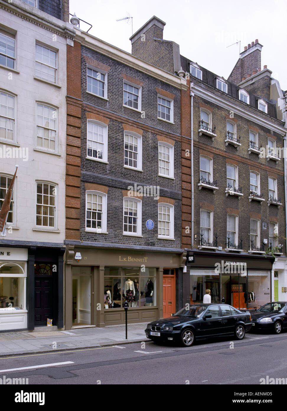 London, W1, 25, rue Brook, Händel-House, Musée Banque D'Images