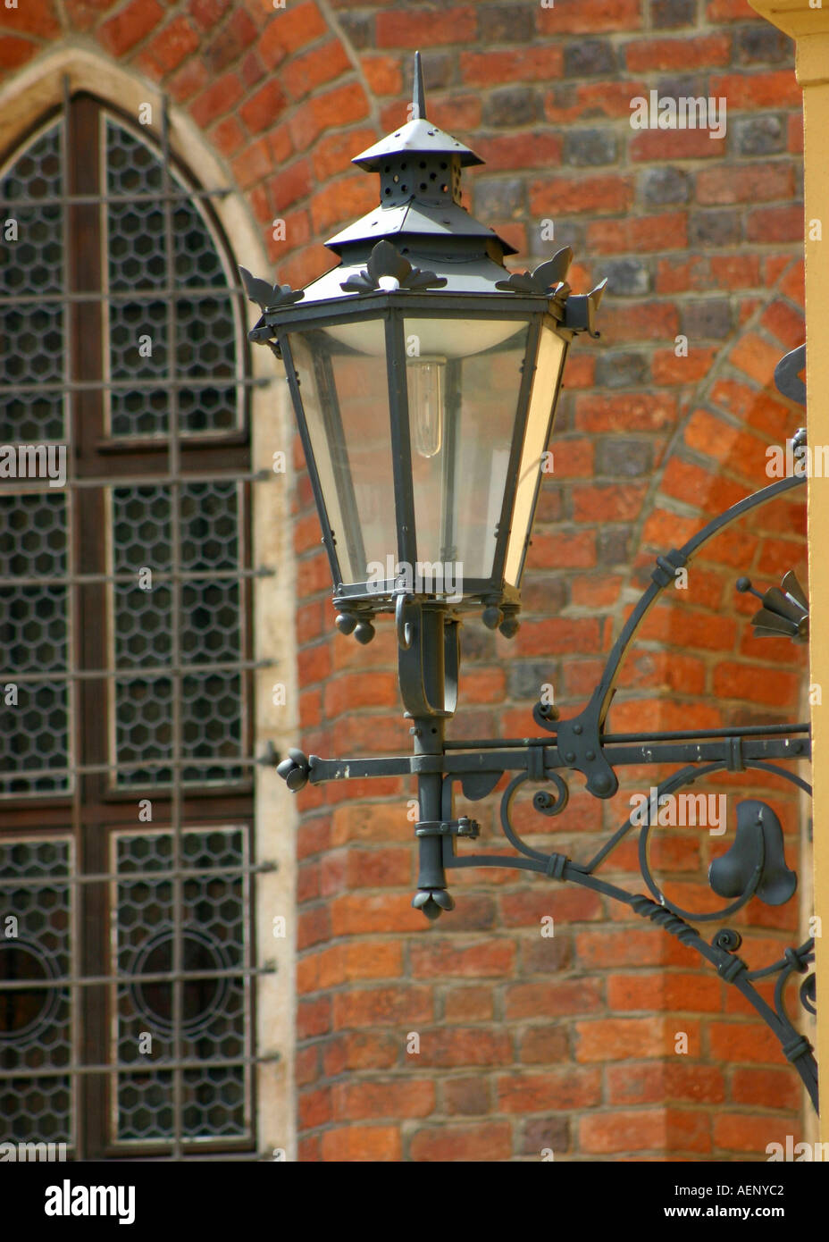 Lampadaire ancien Banque D'Images