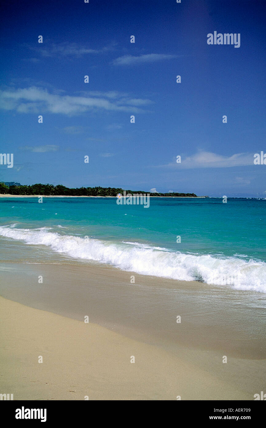 Plage playa naco république dominicaine archipel des Grandes antilles caraïbes Banque D'Images