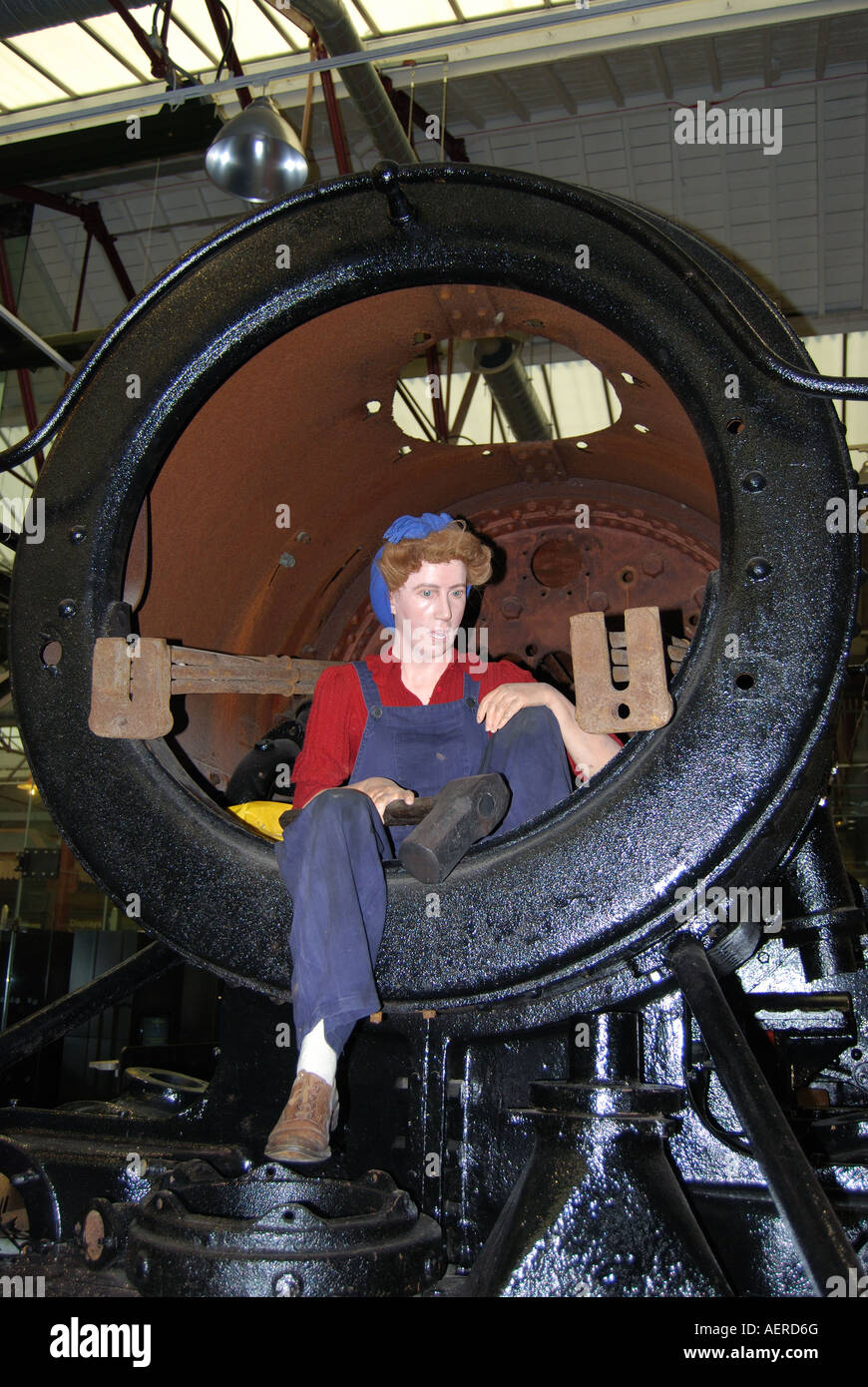 1943 Femelle Boilersmith, Swindon 'steam' Railway Museum, Swindon, Wiltshire, Angleterre, Royaume-Uni Banque D'Images