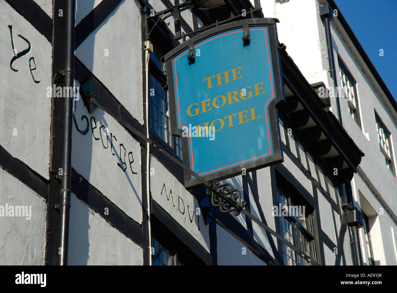 Le George Hotel King Street Reading Berkshire en Angleterre Banque D'Images