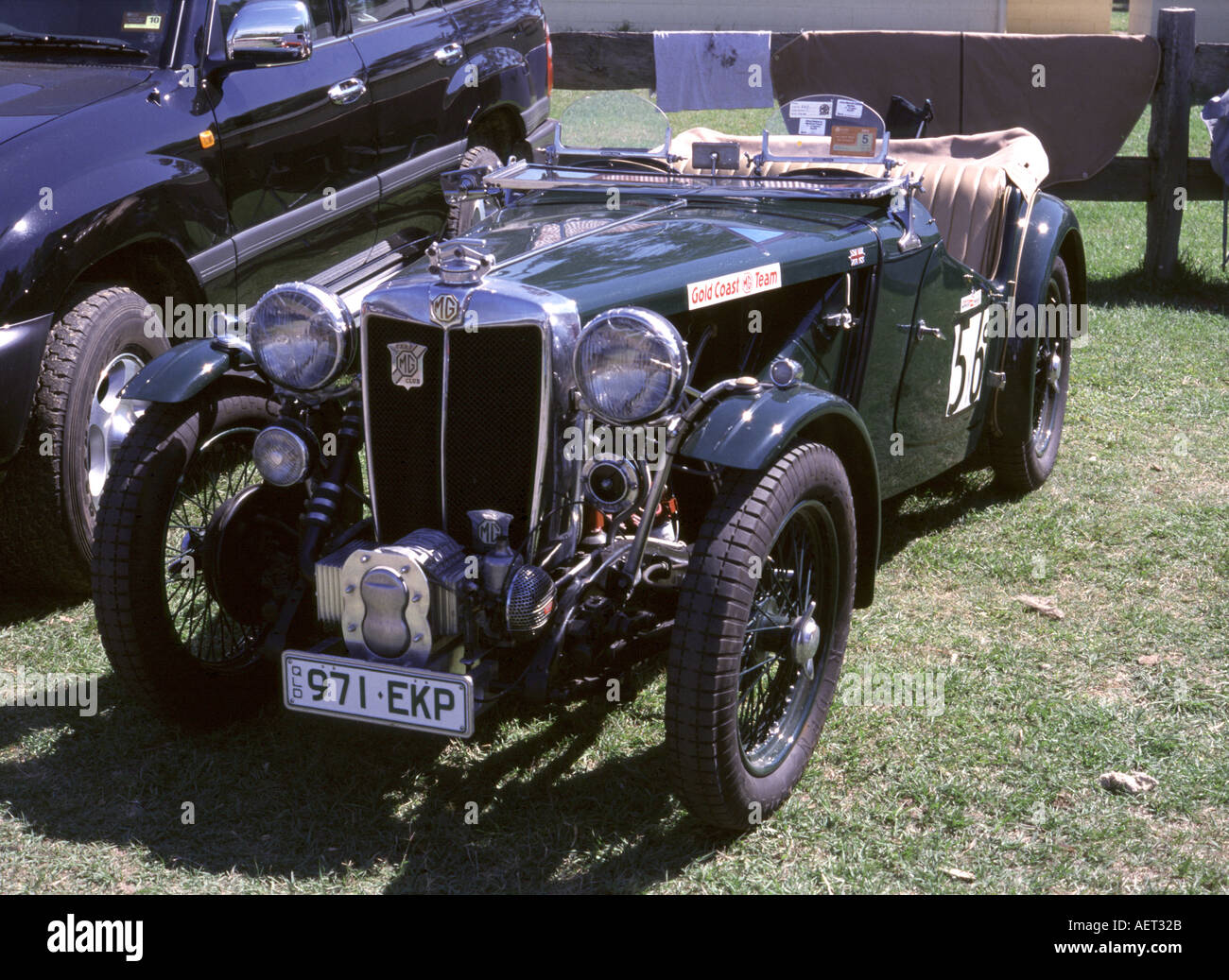 Vintage MG Banque D'Images