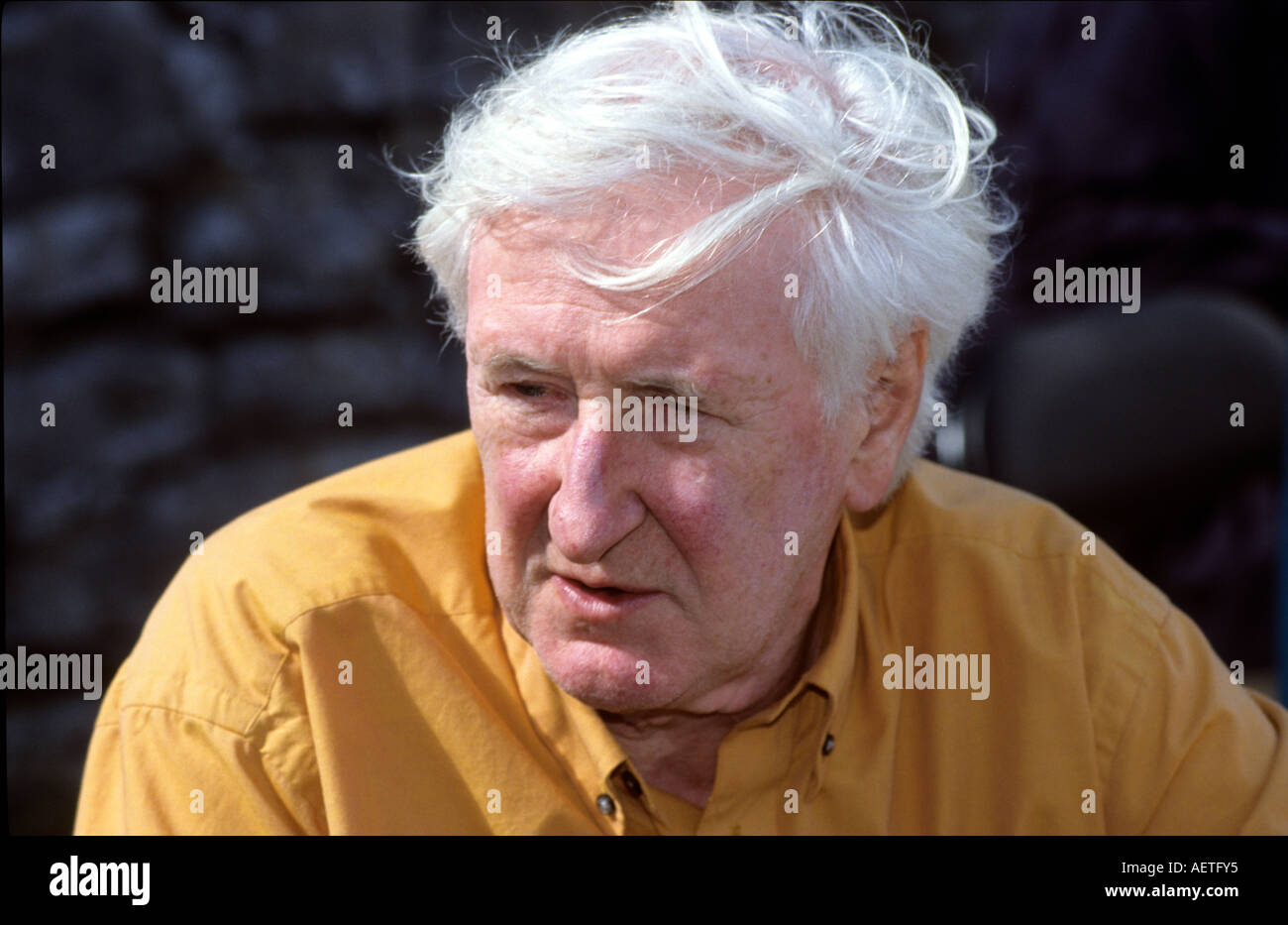 Poète John Montague Banque D'Images