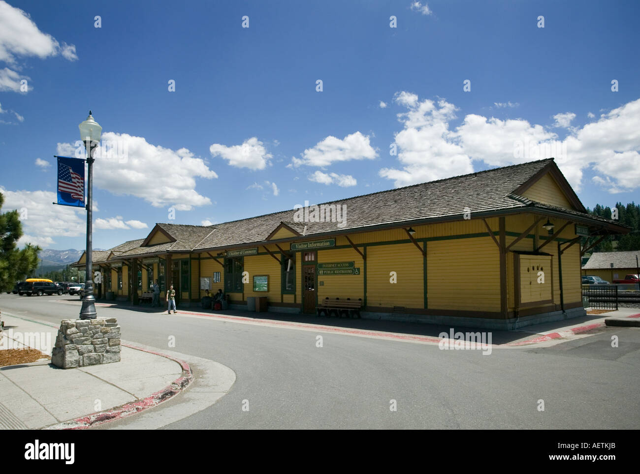 Gare Truckee Californie Banque D'Images