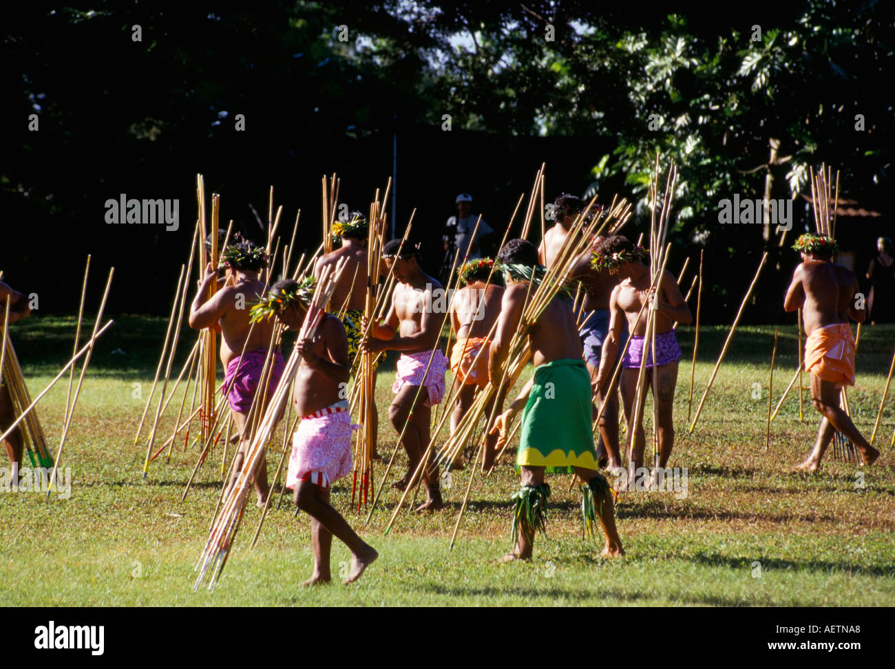 Heiva Tahiti Iles de la société Pacifique Polynésie Française Banque D'Images