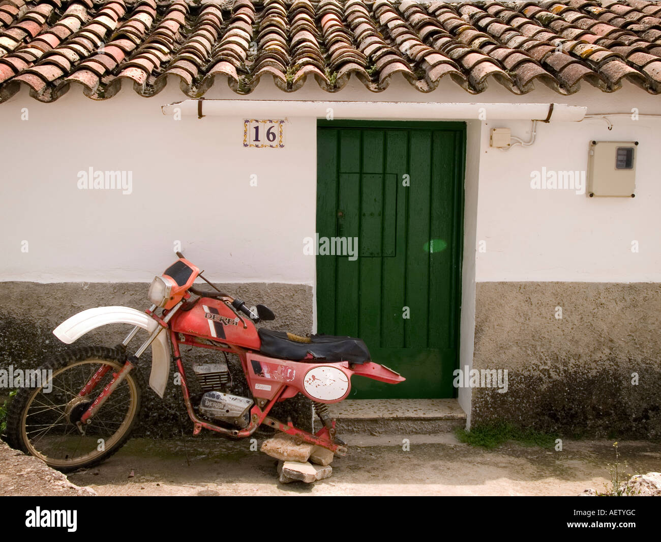 Une moto, c'est pas de la roue arrière. Banque D'Images