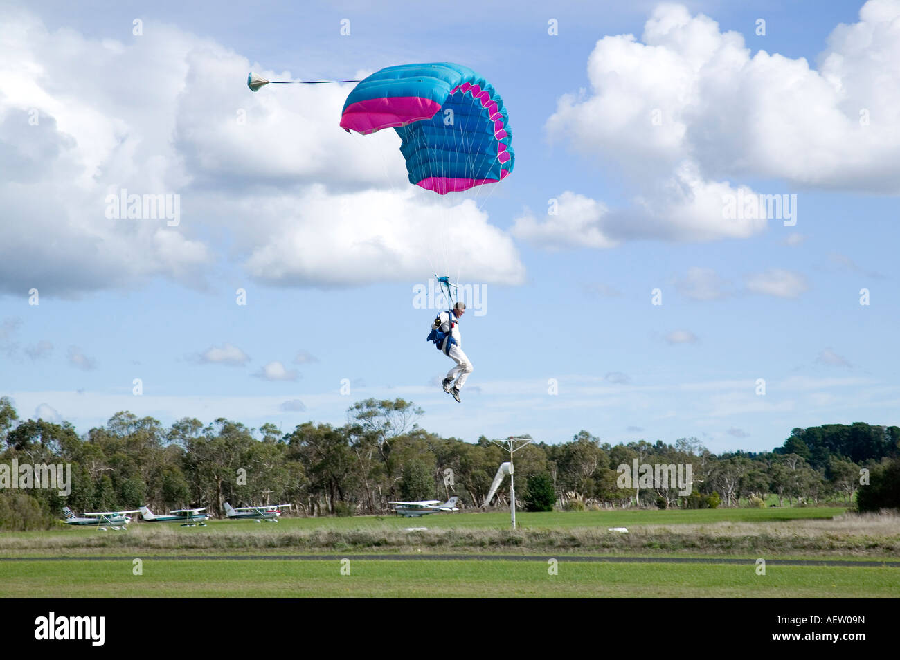 Parachutisme acrobatique Banque D'Images