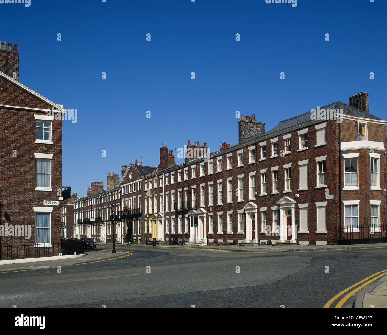 Rodney Street Liverpool Merseyside England Banque D'Images