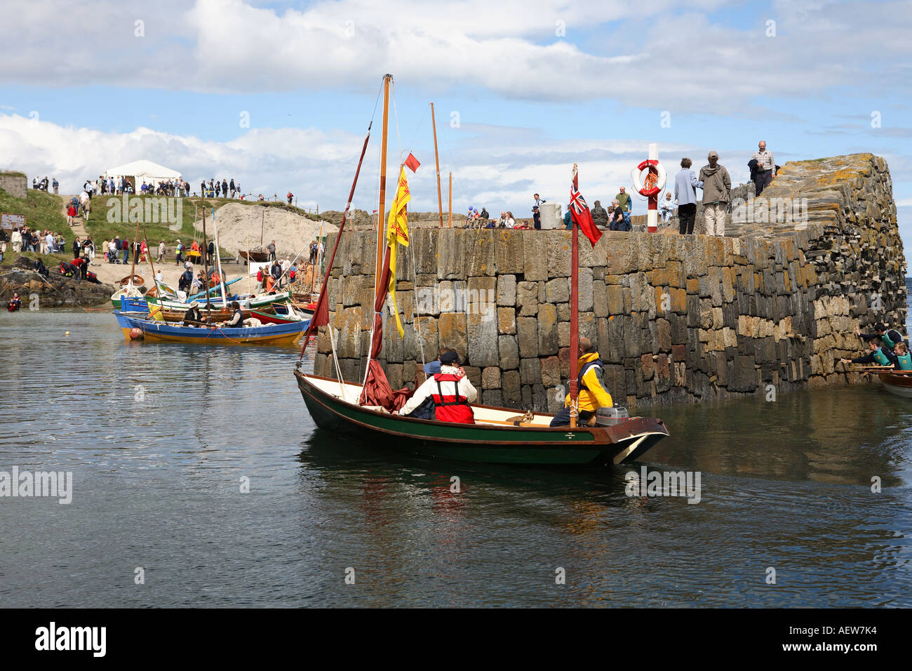 Portsoy Boat Festival, Moray, Morayshire, Ecosse UK Banque D'Images