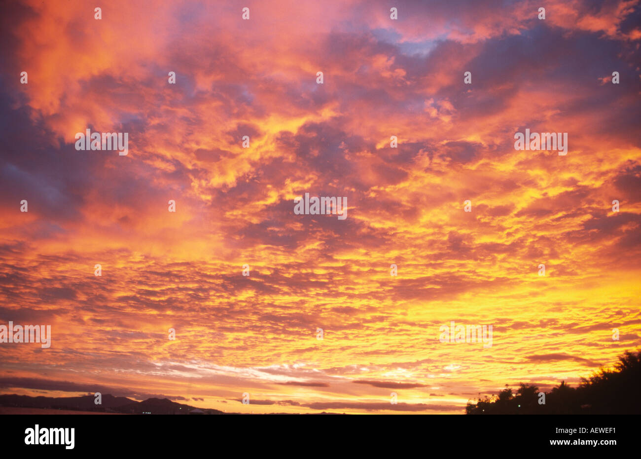 L'Australie Magnetic island sunset Banque D'Images