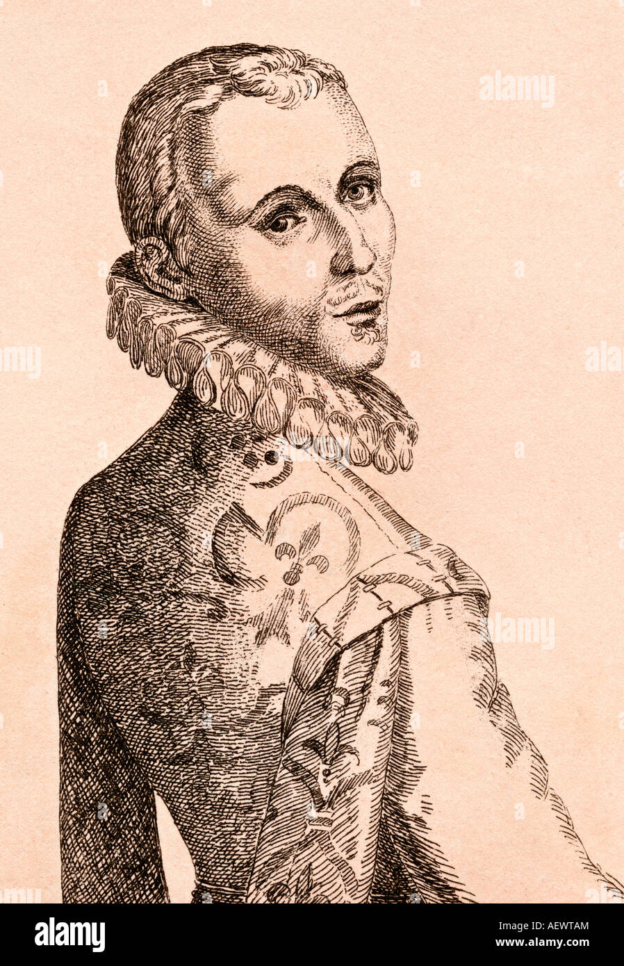 Otto van Veen, alias Otto Venius ou Octavius Vaenius, 1556 - 1629. Peintre belge, dessinateur et humaniste Banque D'Images