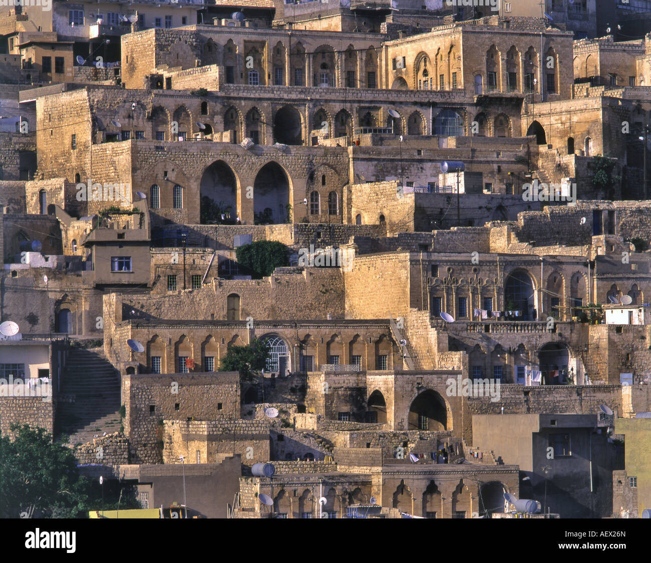 La vieille ville de Mardin le sud-est de la Turquie Banque D'Images