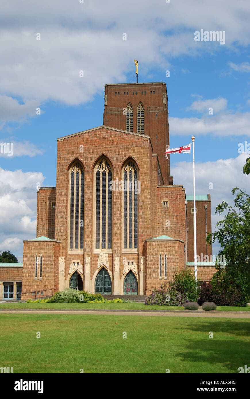 Cathédrale de Guildford, Stag Hill, Guildford, Surrey, Angleterre, Royaume-Uni Banque D'Images