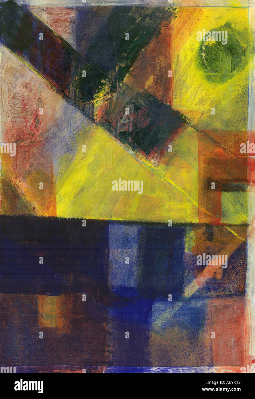 La peinture abstraite Banque D'Images