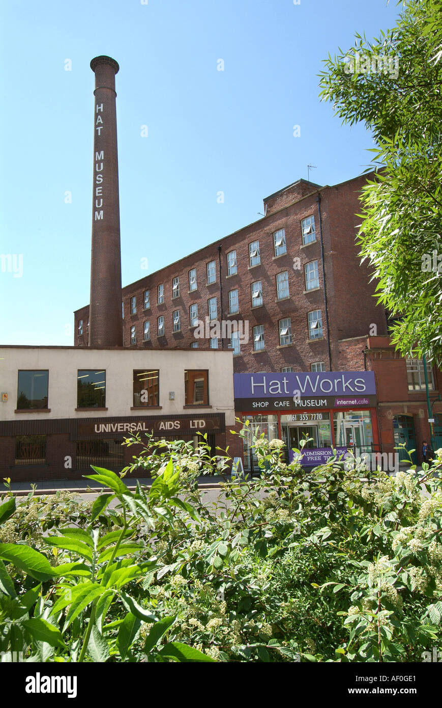 Hat museum Stockport Mersey Square North West England UK Royaume-Uni GB Grande Bretagne l'Europe Union Européenne UE Banque D'Images