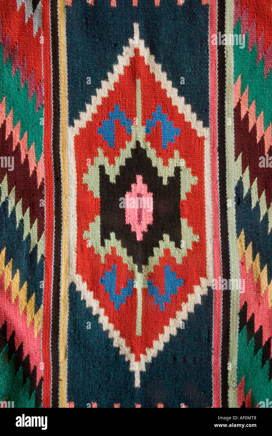 Tapis kilim tissé main typiques de la région des Carpates l'ouest de l'Ukraine Banque D'Images