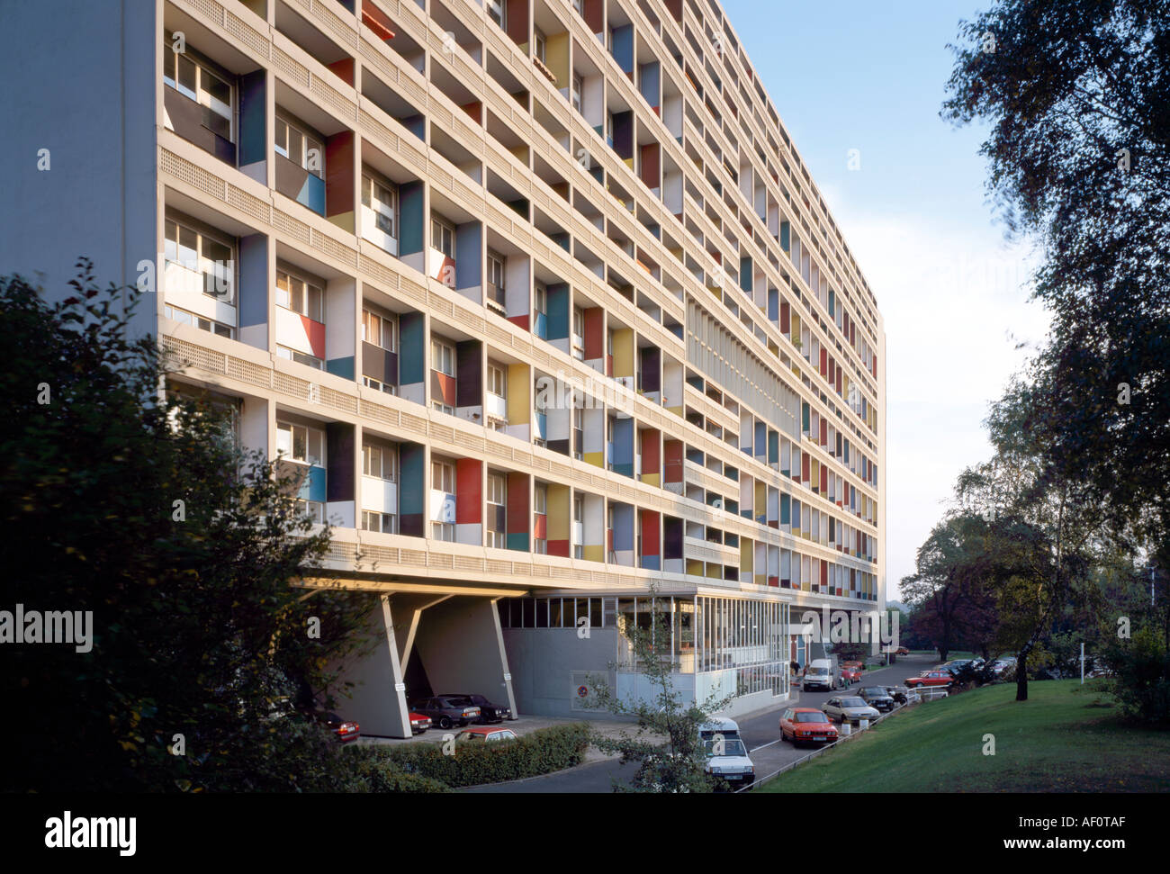 Berlin-Charlottenburg, Corbusier-Hochhaus, Blick von Nordwesten Banque D'Images