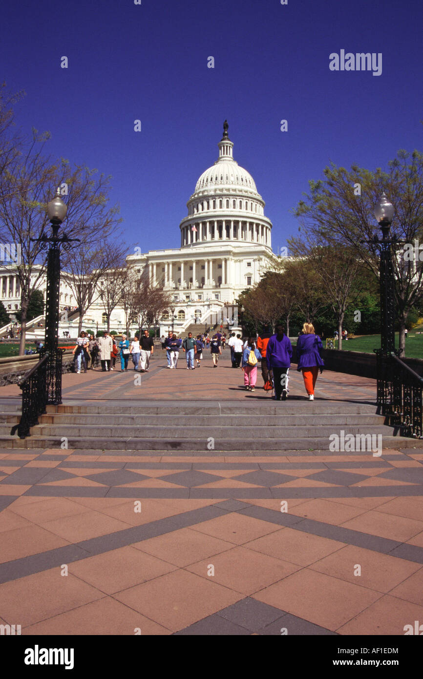 Le bâtiment du Capitole, Capitol Hill, Washington, DC, USA Banque D'Images