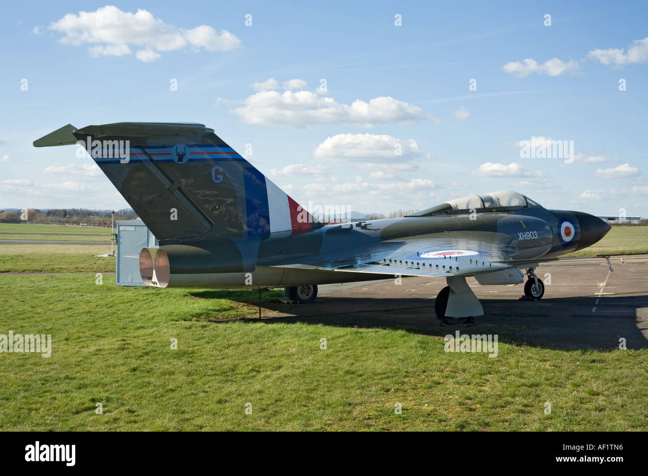 Gloster Javelin XH 903 à Staverton (Gloucestershire), l'aéroport de Gloucestershire Banque D'Images