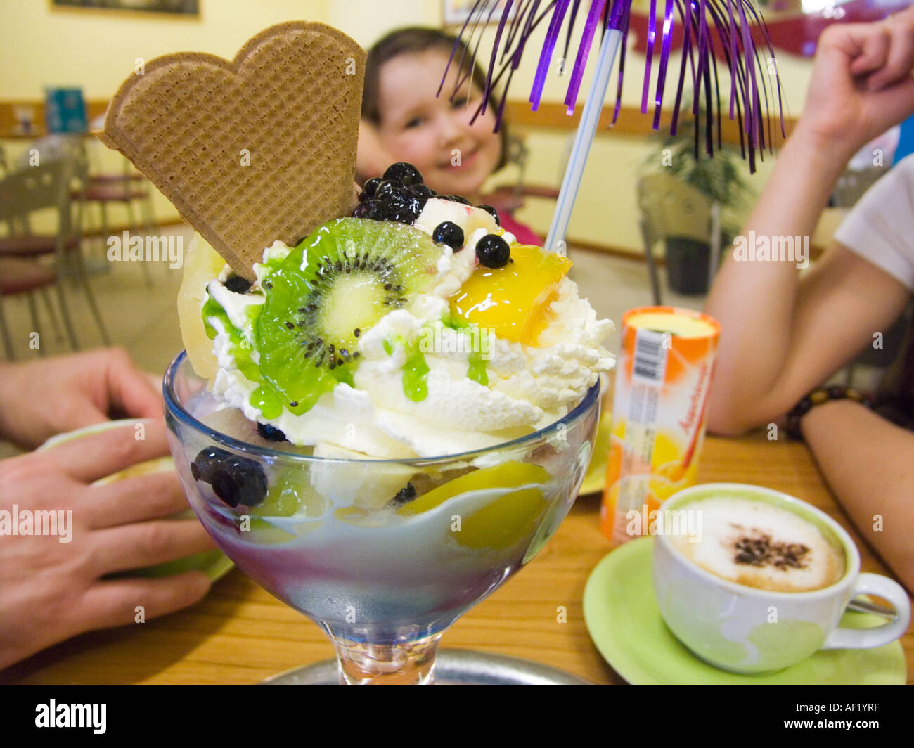 C'est ce que j'appelle un dessert Banque D'Images