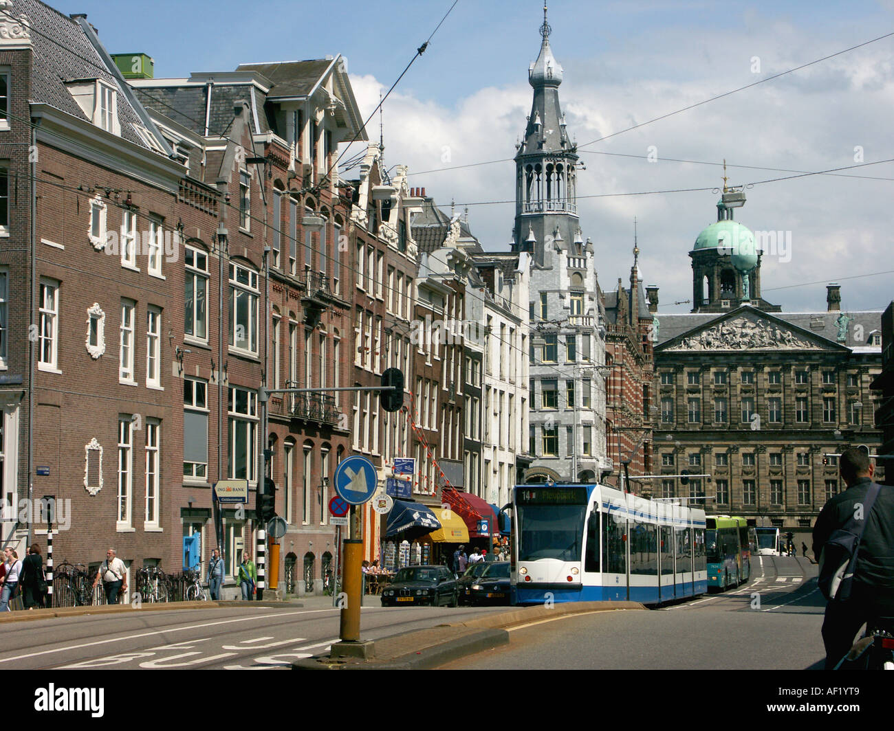 Raadhuisstraat Amsterdam Banque D'Images