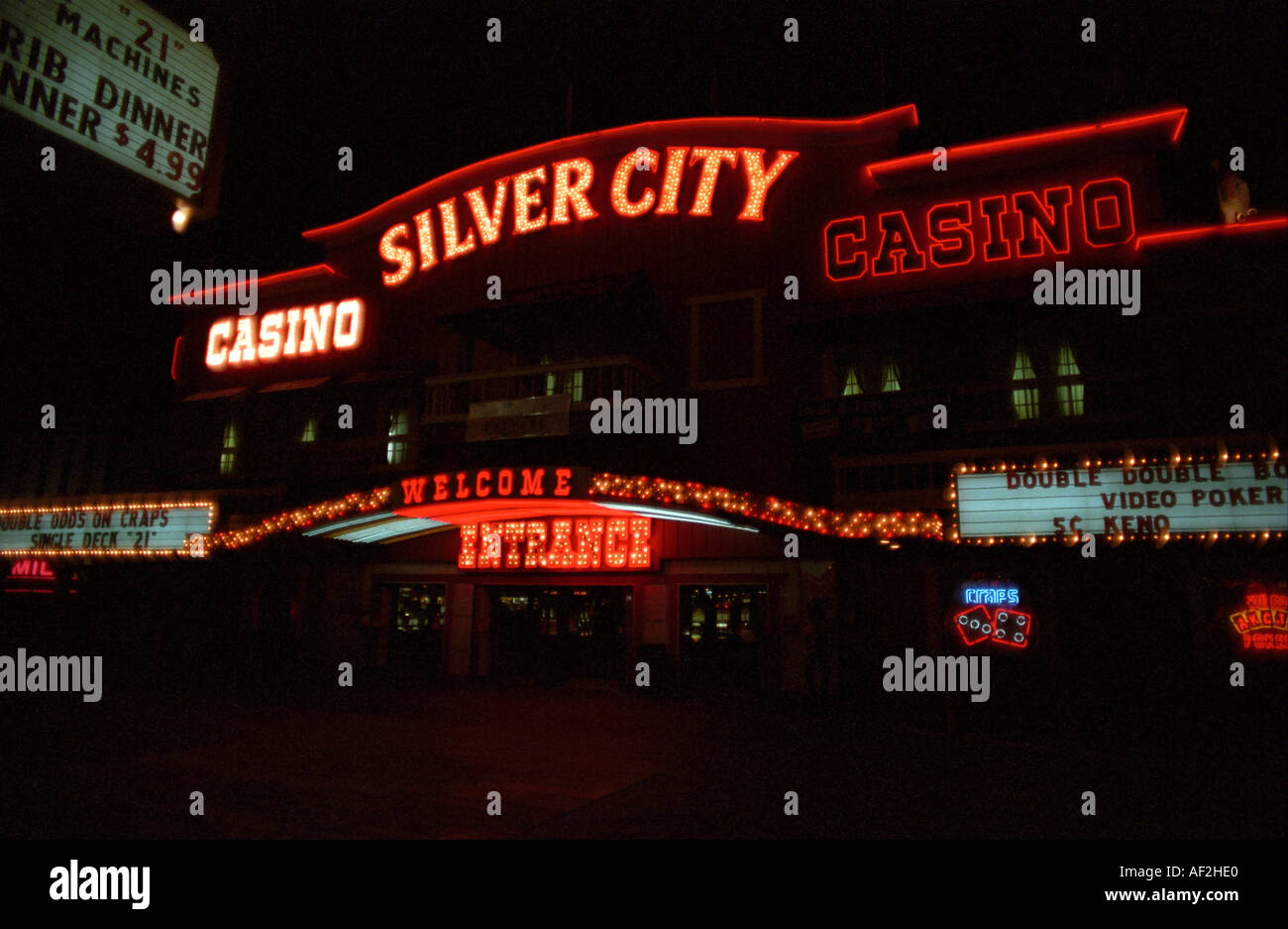 Silver City Las Vegas Banque D'Images