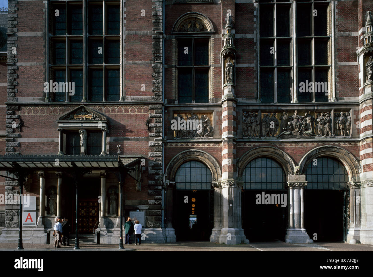 Le Rijksmuseum, Amsterdam, 1876 - 1885. Architecte : Petrus Cupers Banque D'Images