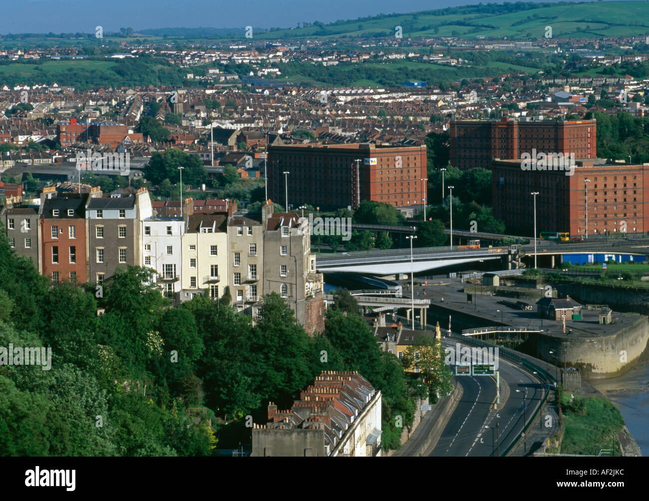 Les entrepôts de stockage, bassin de Cumberland, Bristol, 1908. Banque D'Images