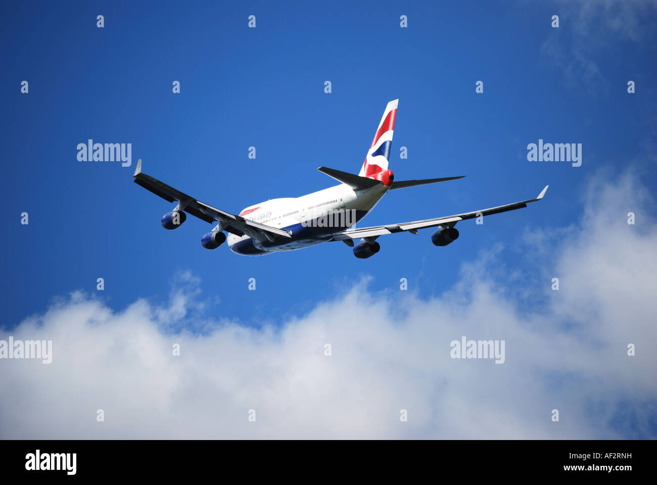British Airways Boeing 747-400 décollant de l'aéroport de Heathrow, Middlesex, England, United Kingdom Banque D'Images