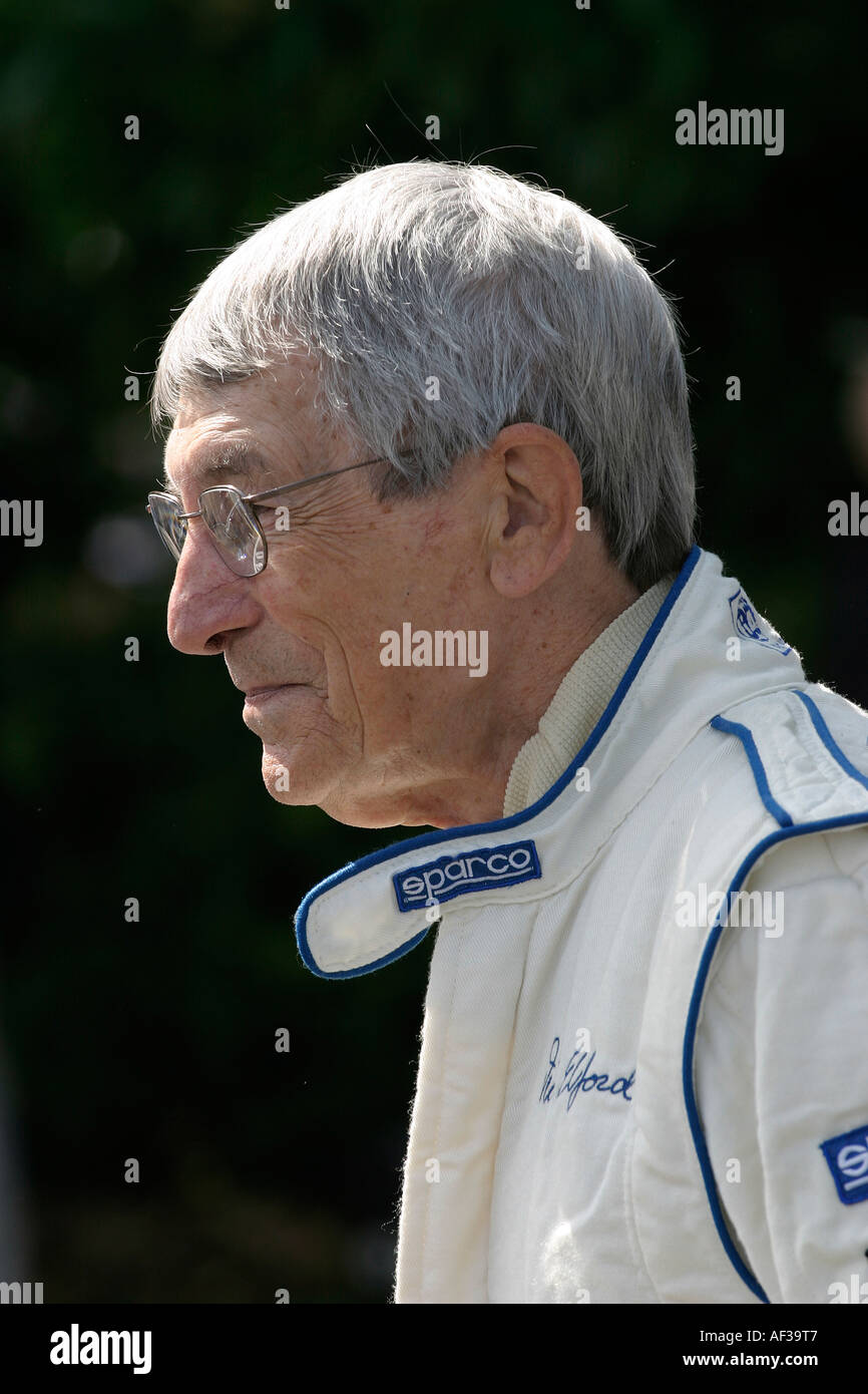 Pilote de course historique Vic Elford. Banque D'Images