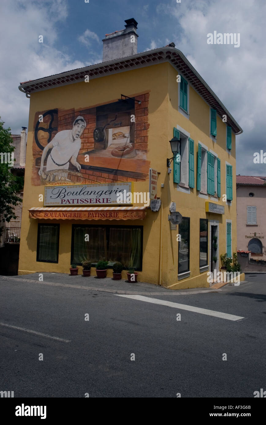 Boulangerie de décoration à Comps sur Artuby Provence France Banque D'Images