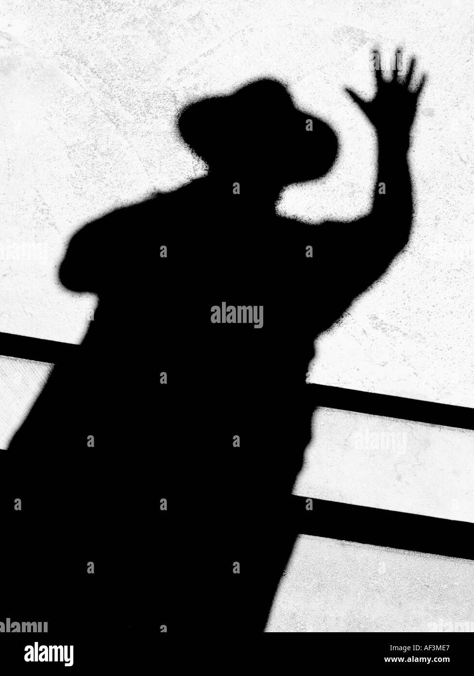 homme en agitant Banque D'Images