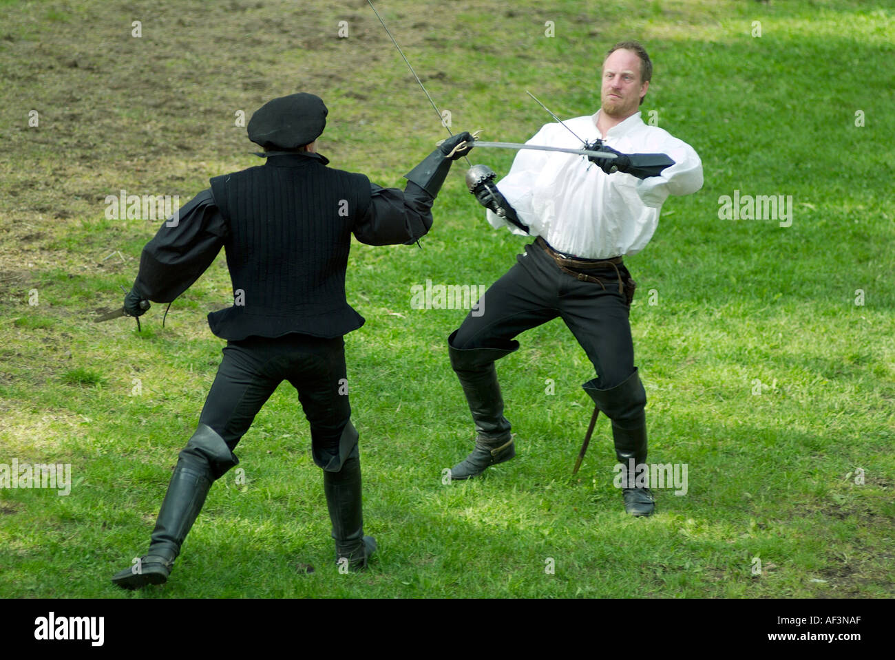 Chevalier combattant Banque D'Images