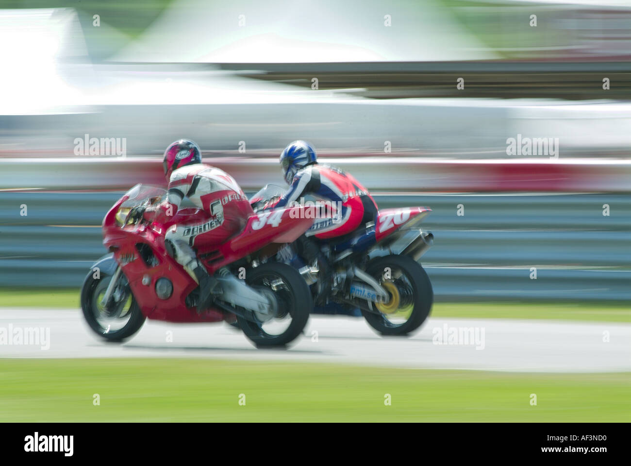 Courses sur route Banque D'Images