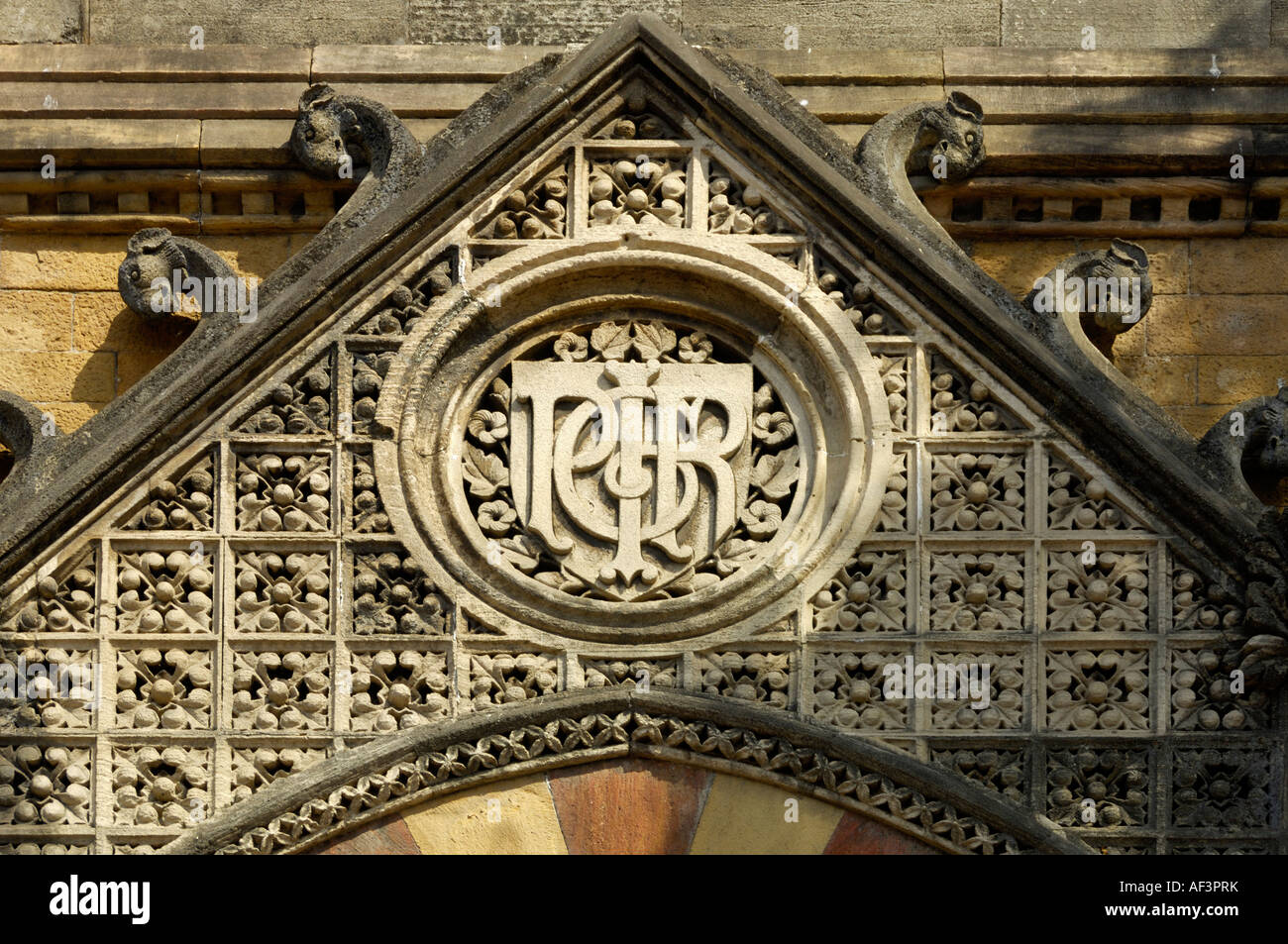 Victoria terminus ou la Gare Chhatrapati Shivaji Mumbai Inde Banque D'Images