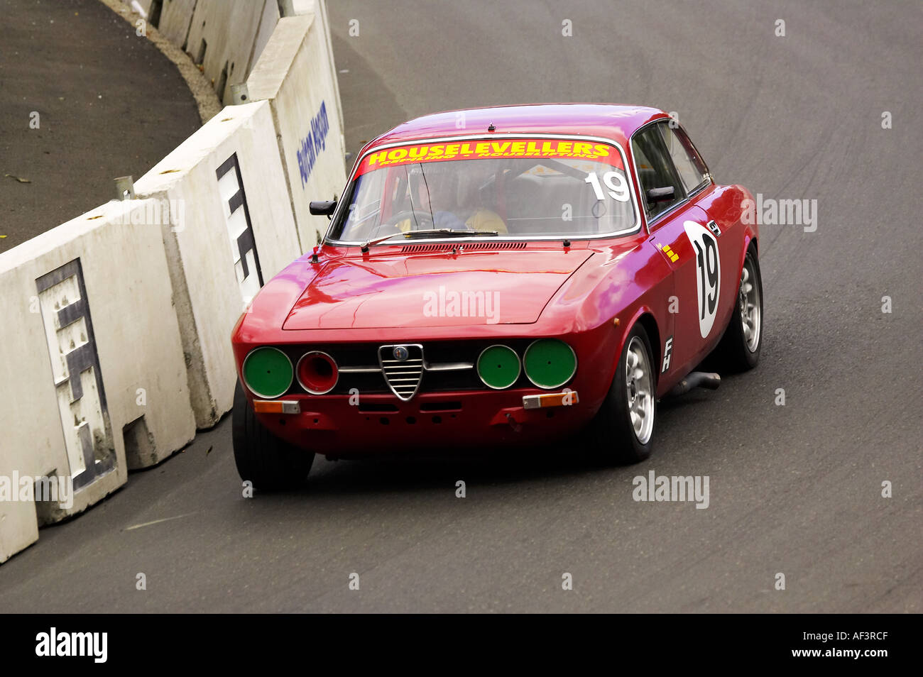 Alfa Romeo GTV Classic Street Racing Dunedin ile sud Nouvelle Zelande Banque D'Images