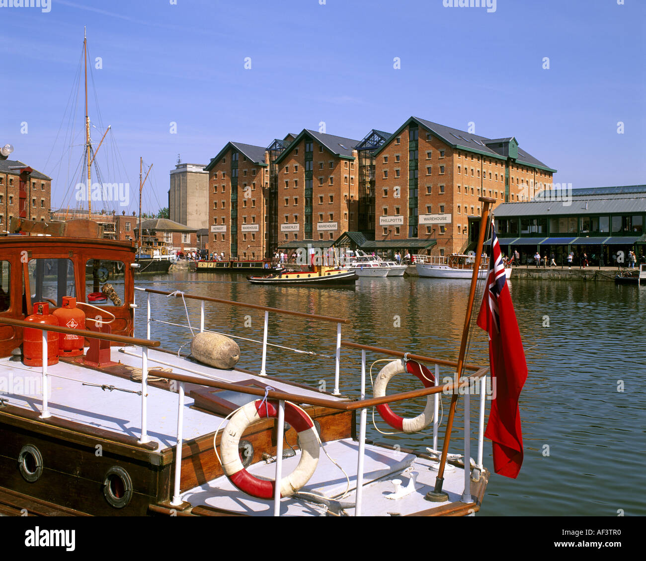 Go - GLOUCESTERSHIRE : Gloucester Docks historiques Banque D'Images