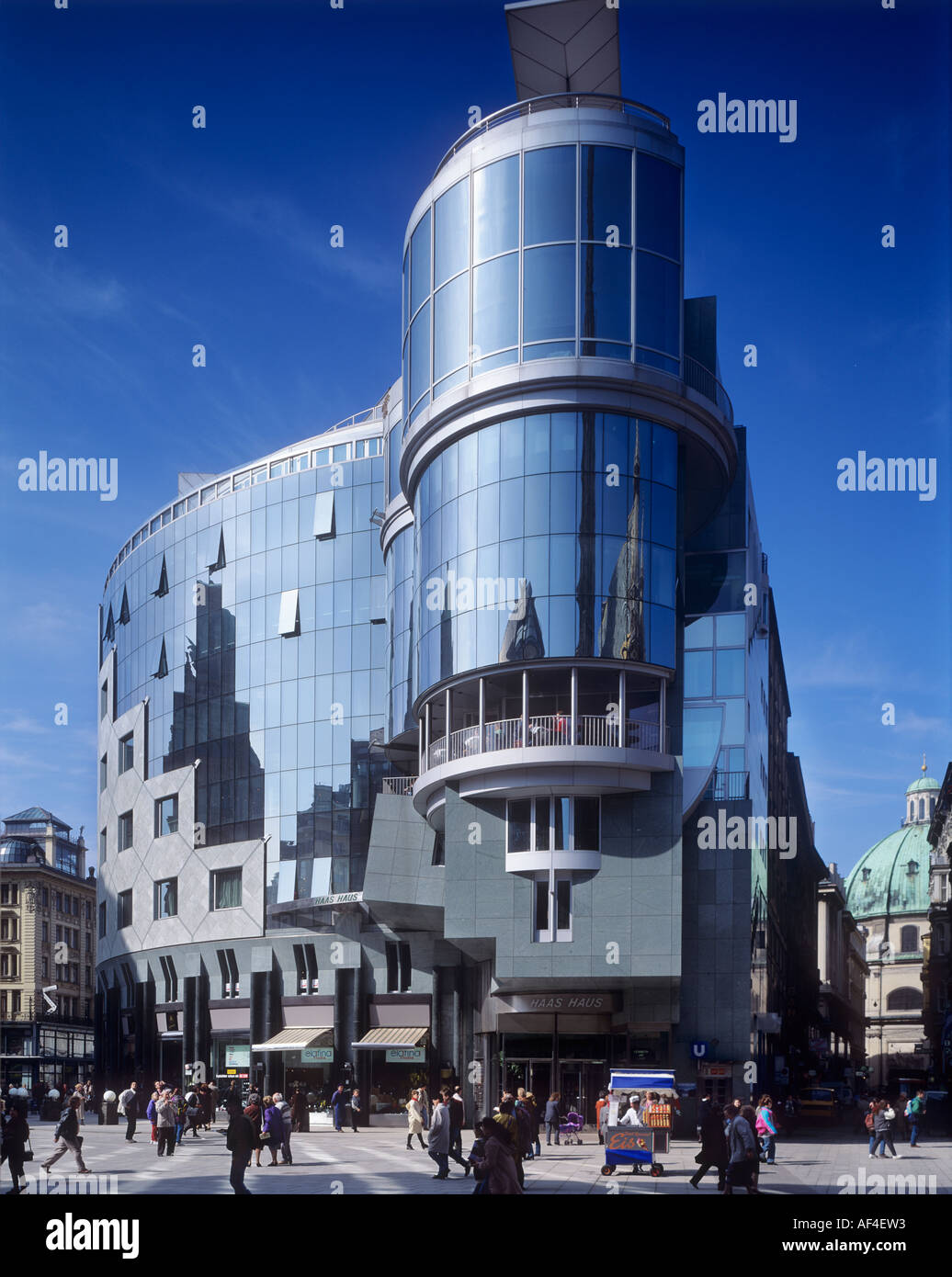 Maison Haas, Vienne, Autriche, l'architecte Hans Hollein Banque D'Images