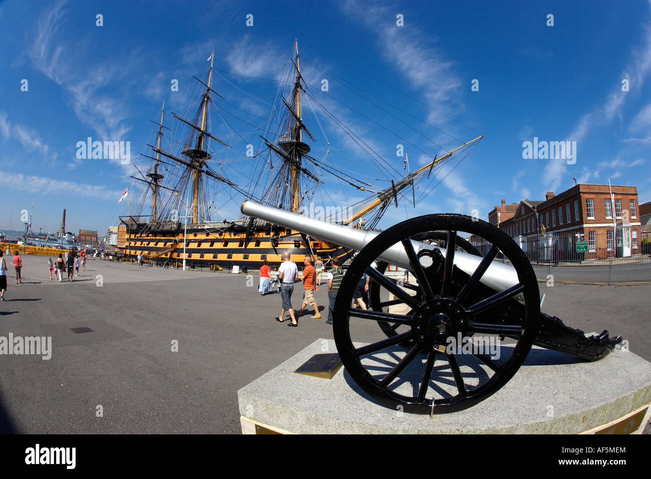 HMS Victory, Portsmouth, Hampshire, England, UK Banque D'Images