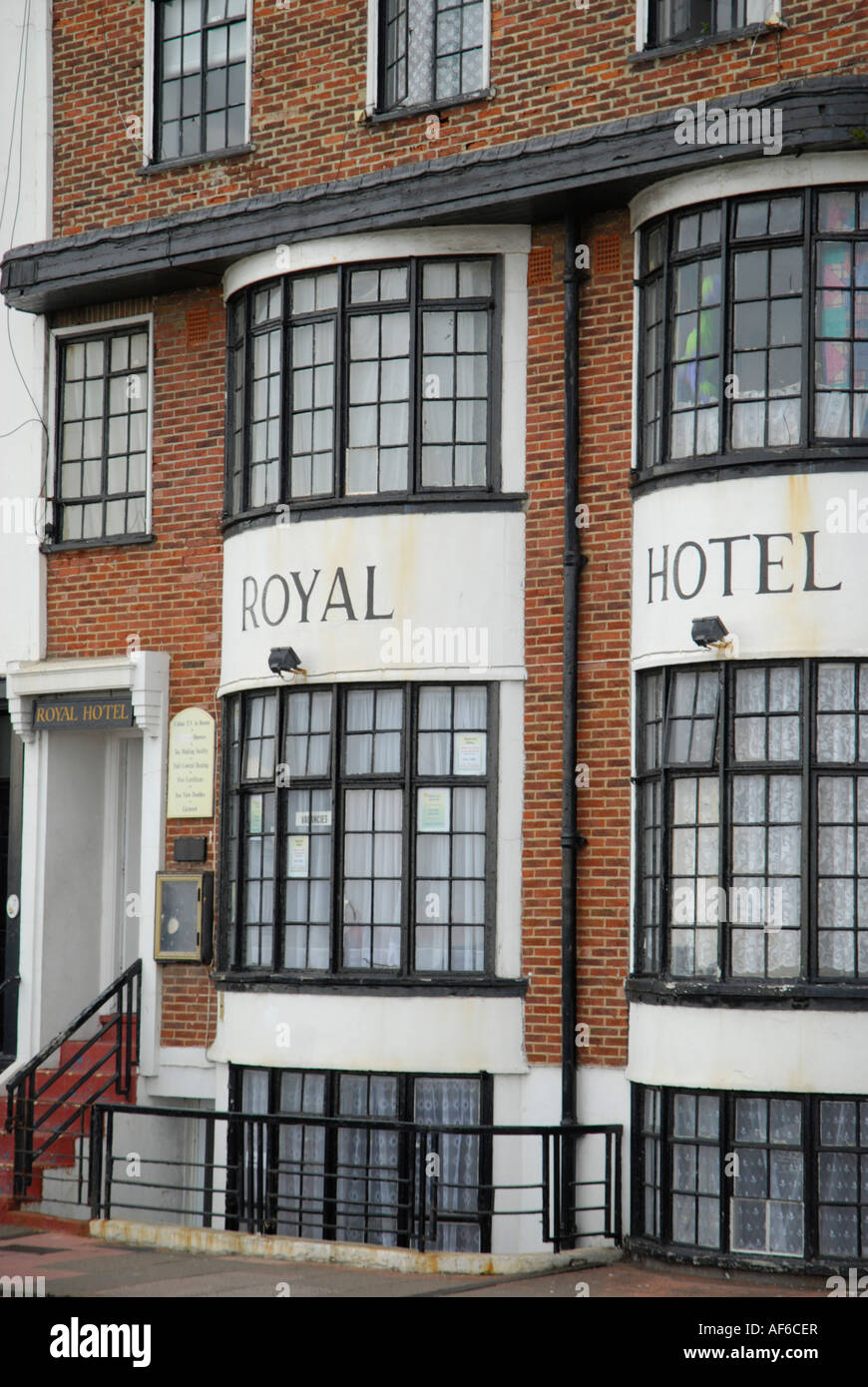 Royal Hotel sur front de mer d'Eastbourne Banque D'Images