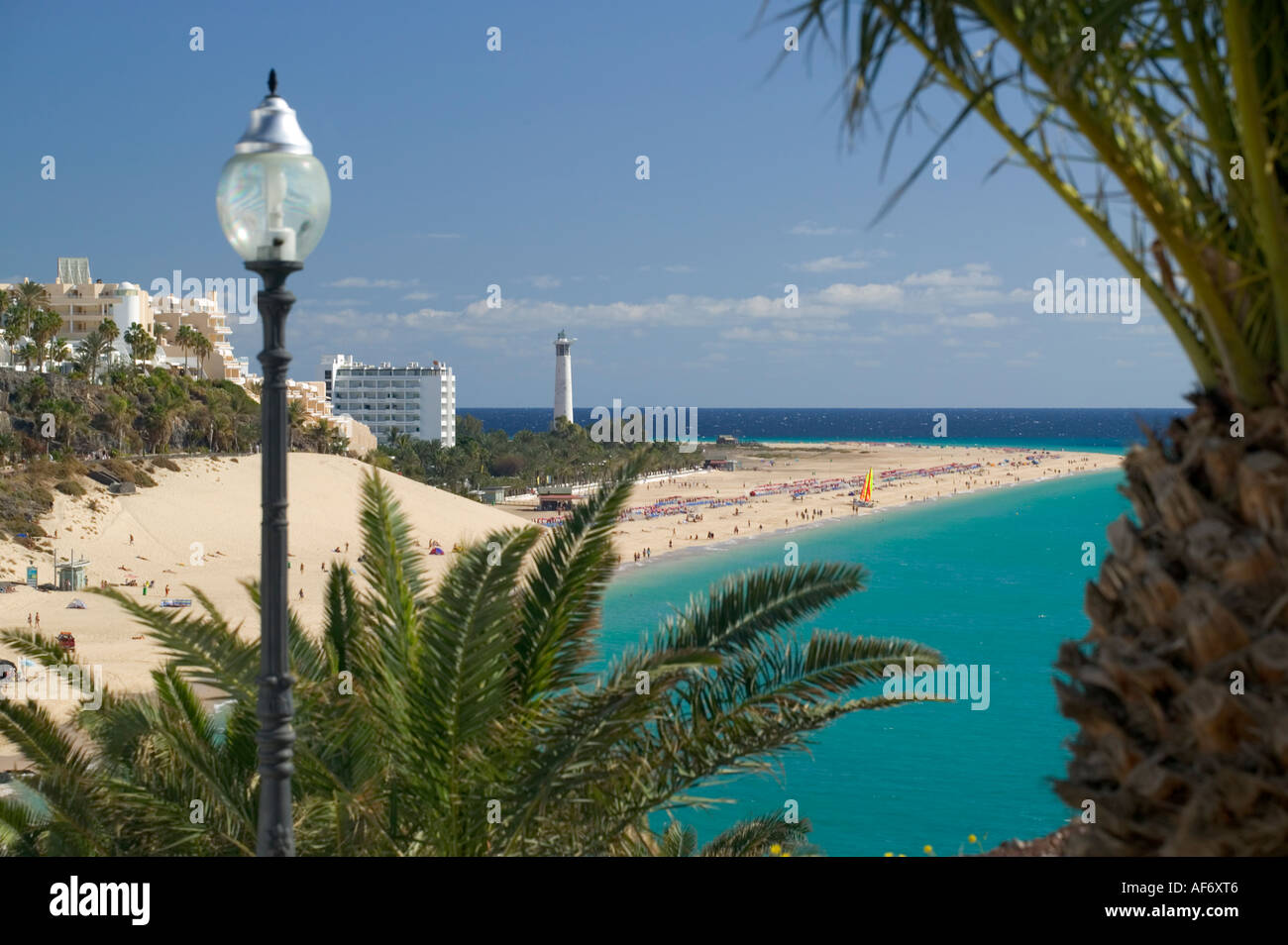 Plage de Sotavento de Jandia Morro Jable Fuerteventura Canaries Espagne Banque D'Images