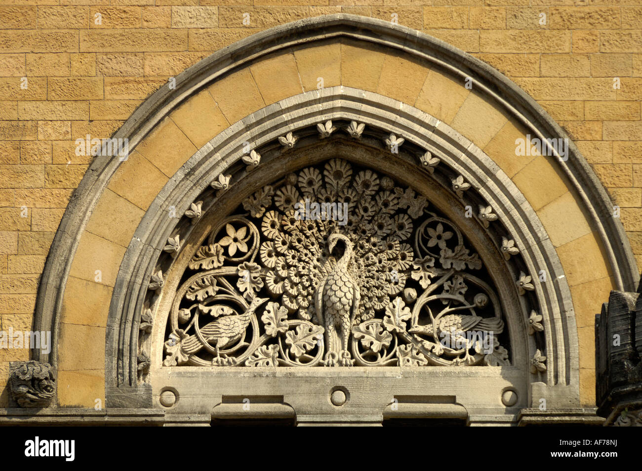 Victoria terminus ou la Gare Chhatrapati Shivaji Mumbai Inde Banque D'Images