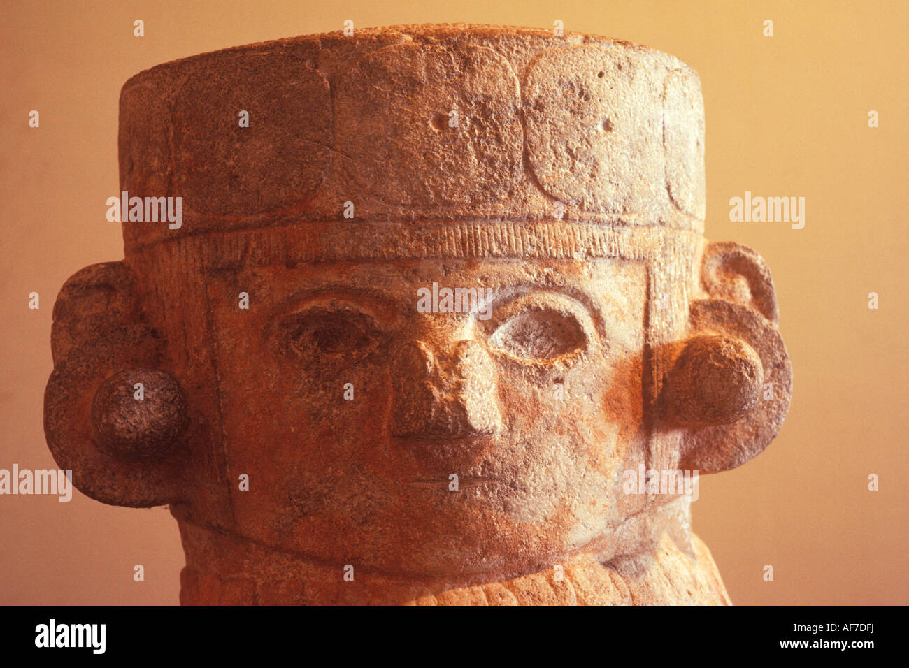 Musée Archéologique statue indiens mayas de la péninsule du Yucatan Merida Mexique Banque D'Images