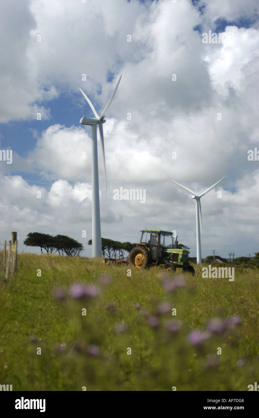 Rackenford wind farm dans le Nord du Devon en Angleterre Banque D'Images