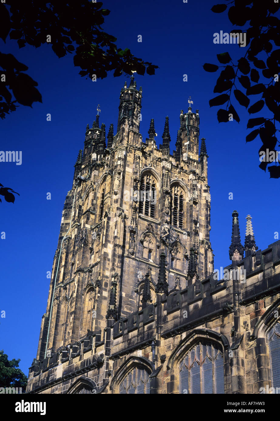 St Giles Church Wrexham Wrexham clocher dans les sept merveilles du pays de Galles du Nord du Pays de Galles l'architecture perpendiculaire de rimes UK Banque D'Images