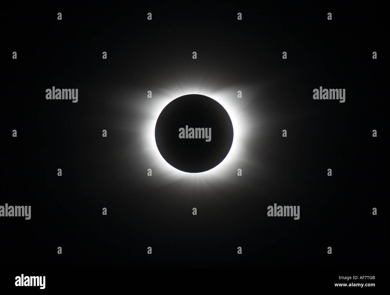 L'éclipse totale du 29 mars 2006 vu de la Turquie Banque D'Images