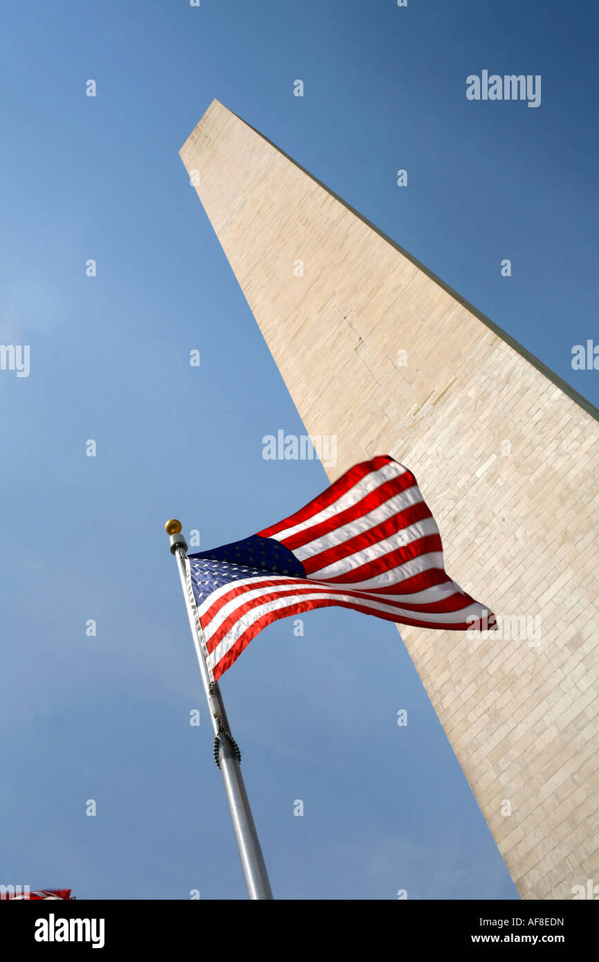 Le Monument de Washington, Washington DC, United States, USA Banque D'Images
